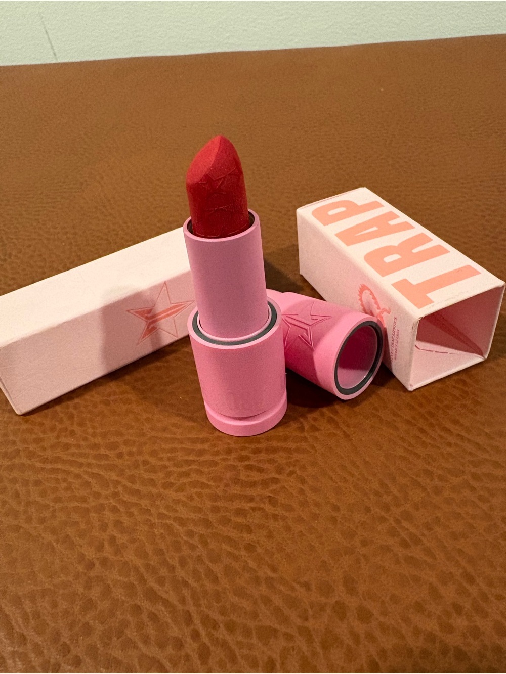 Jeffree Star Pink Tube Red Lipstick